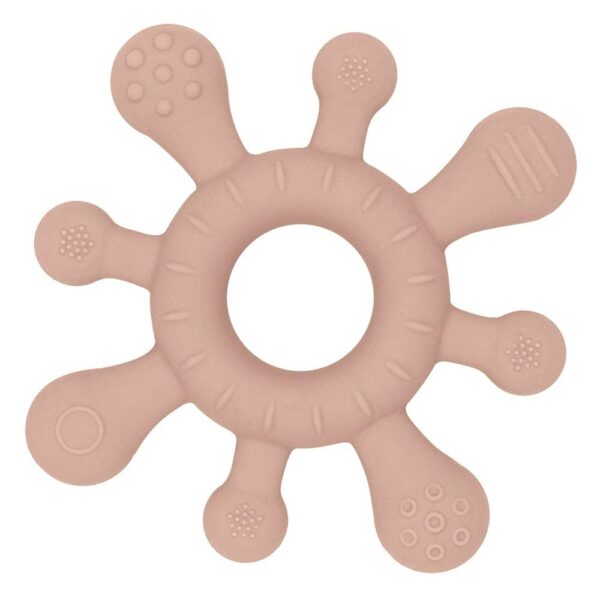 Silicone Splash Teether – Rose | Living Textiles