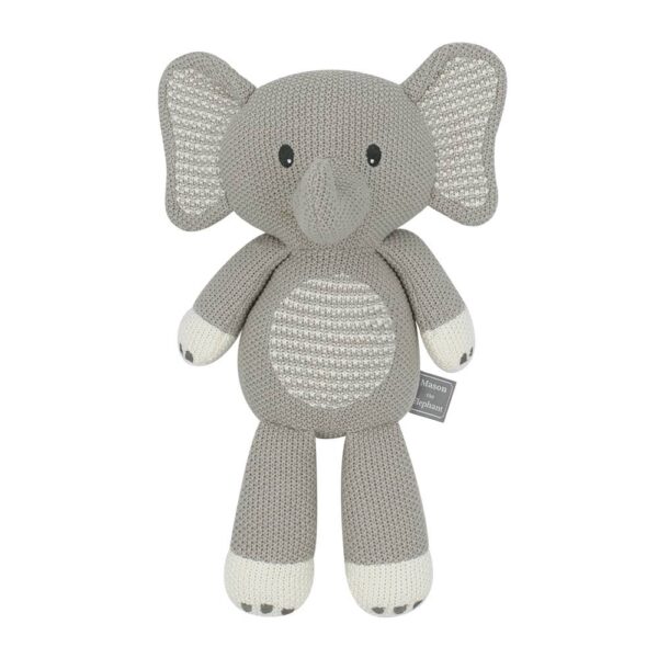 Mason the Elephant Knitted Toy | Living Textiles