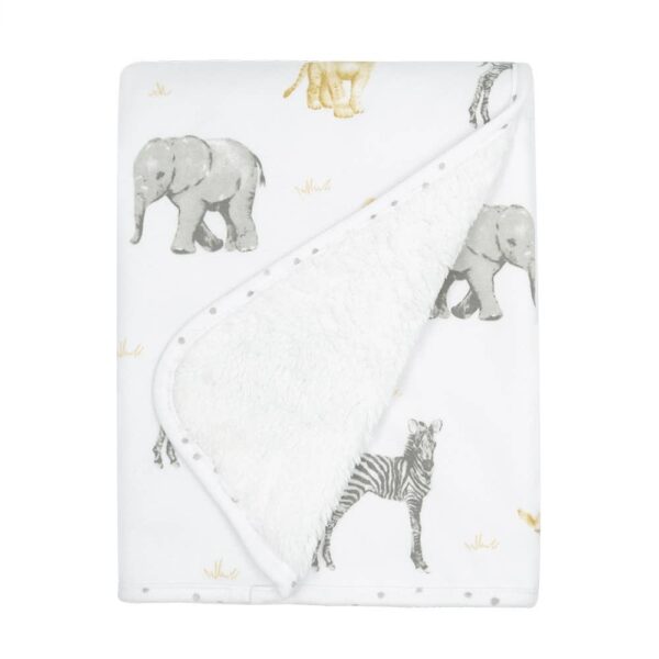 Sherpa Baby Blanket – Savanna Babies | Living Textiles