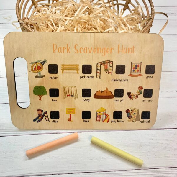 Scavenger Hunt Board – Park | Inspired Wholesale