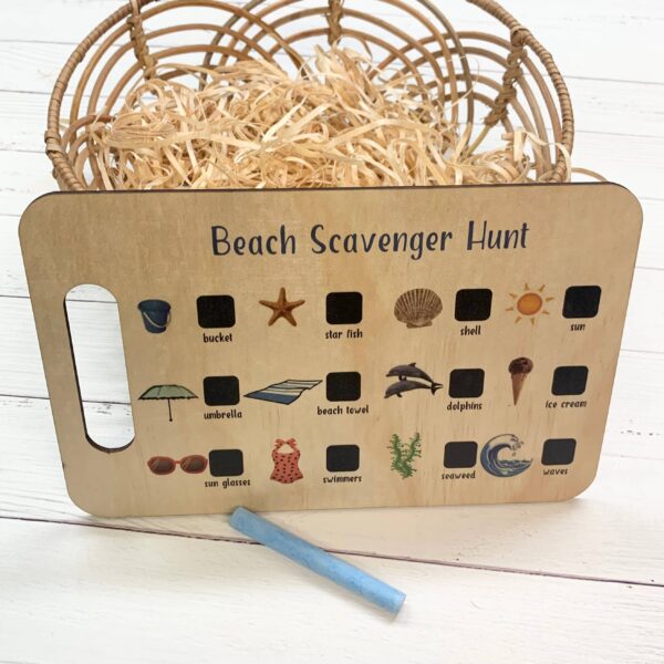 Scavenger Hunt Board – Beach | Inspired Wholesale