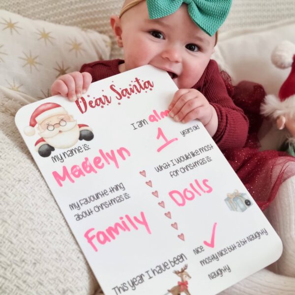 Christmas Photo Board – Dear Santa | Inspired Wholesale