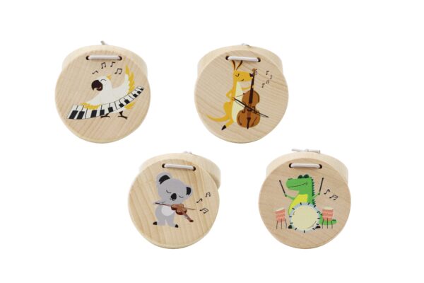 Wooden Aussie Animal Castanets | ToysLink