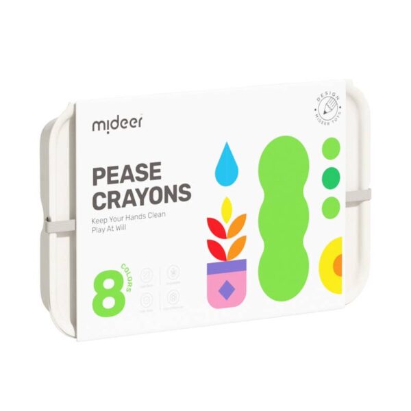 Mideer Peas Crayons-8 Colours | ToysLink